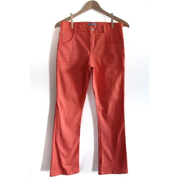 Waverly Grey Coral Flare Pants 2 26 Preowned - Picture 1 of 7